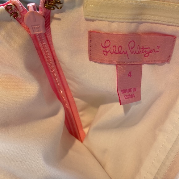 Gorgeous and flirty Lilly Pulitzer Strapless Dress Size 4 - Picture 6 of 7